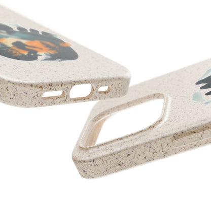 Bigfoot Print Phone Case – Compostable PLA & Bamboo Forest Design Printify