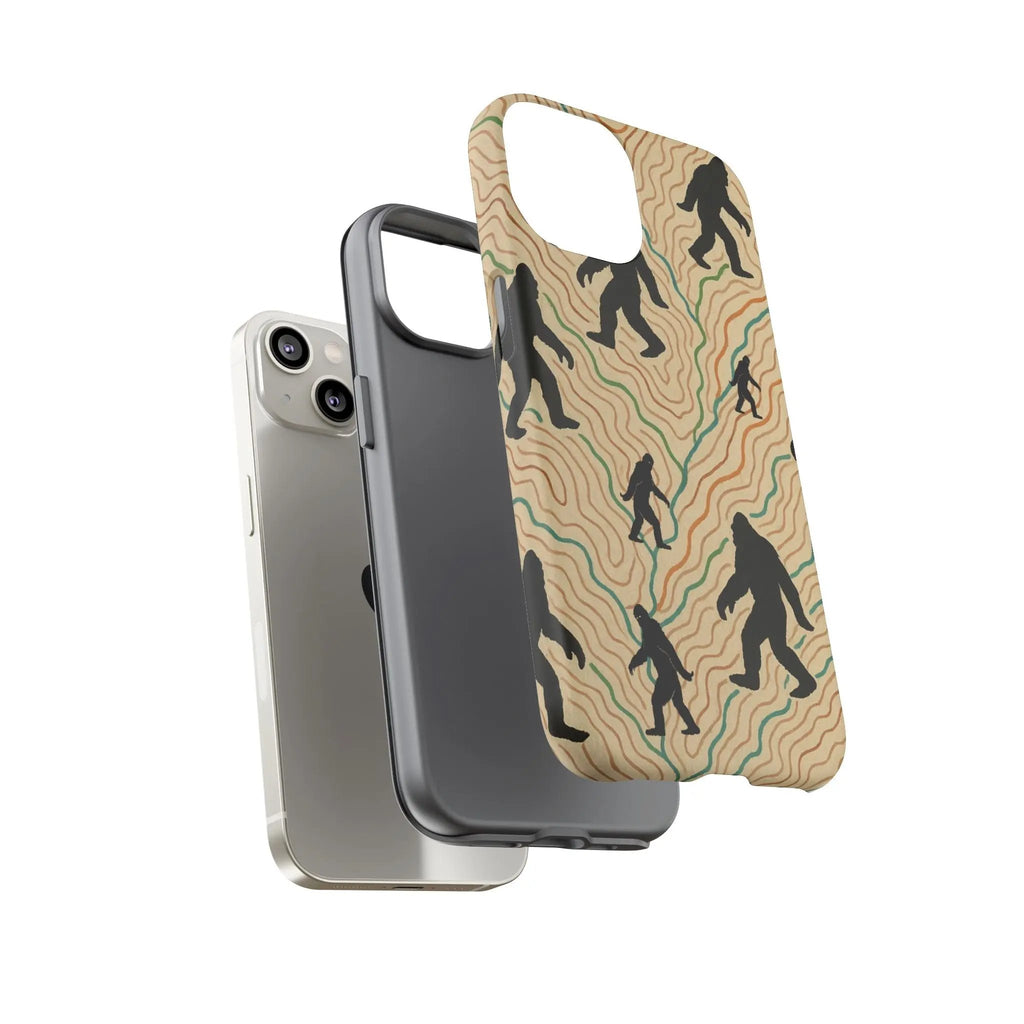 Bigfoot Phone Case – Durable Adventure Phone Case, Unique Nature Lover Gift, Outdoor Accessories Printify
