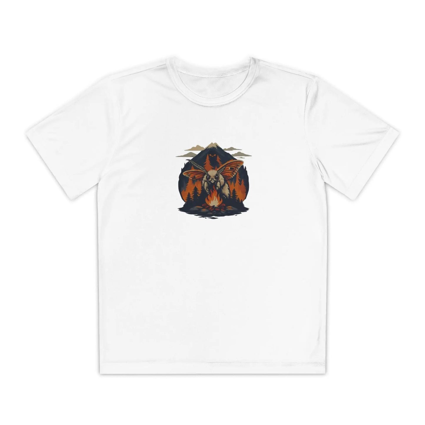 Youth Adventure Tee – Kids’ Mountain Design Outdoor & Hiking Shirt, Perfect Gift for Young Nature Lovers Printify