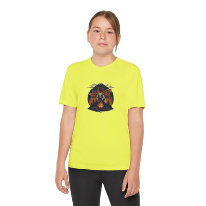 Youth Adventure Tee – Kids’ Mountain Design Outdoor & Hiking Shirt, Perfect Gift for Young Nature Lovers Printify