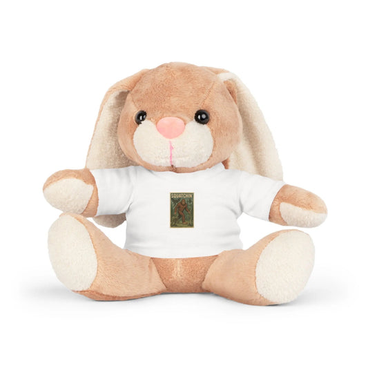 Custom Plush Toy with Removable Tee – Soft Teddy, Bunny, Sheep & Elephant Printify