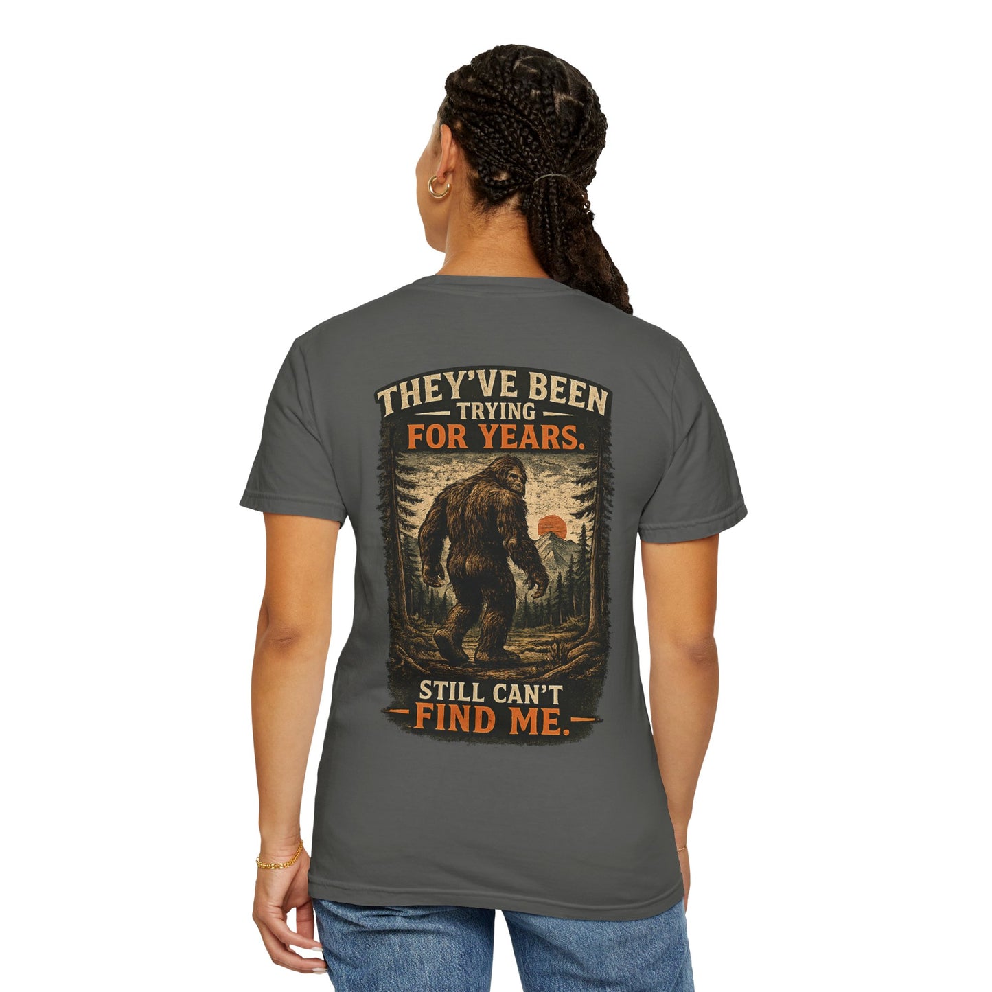 Don’t Track Me Bigfoot Shirt – Untrackable Sasquatch Outdoor Graphic Tee