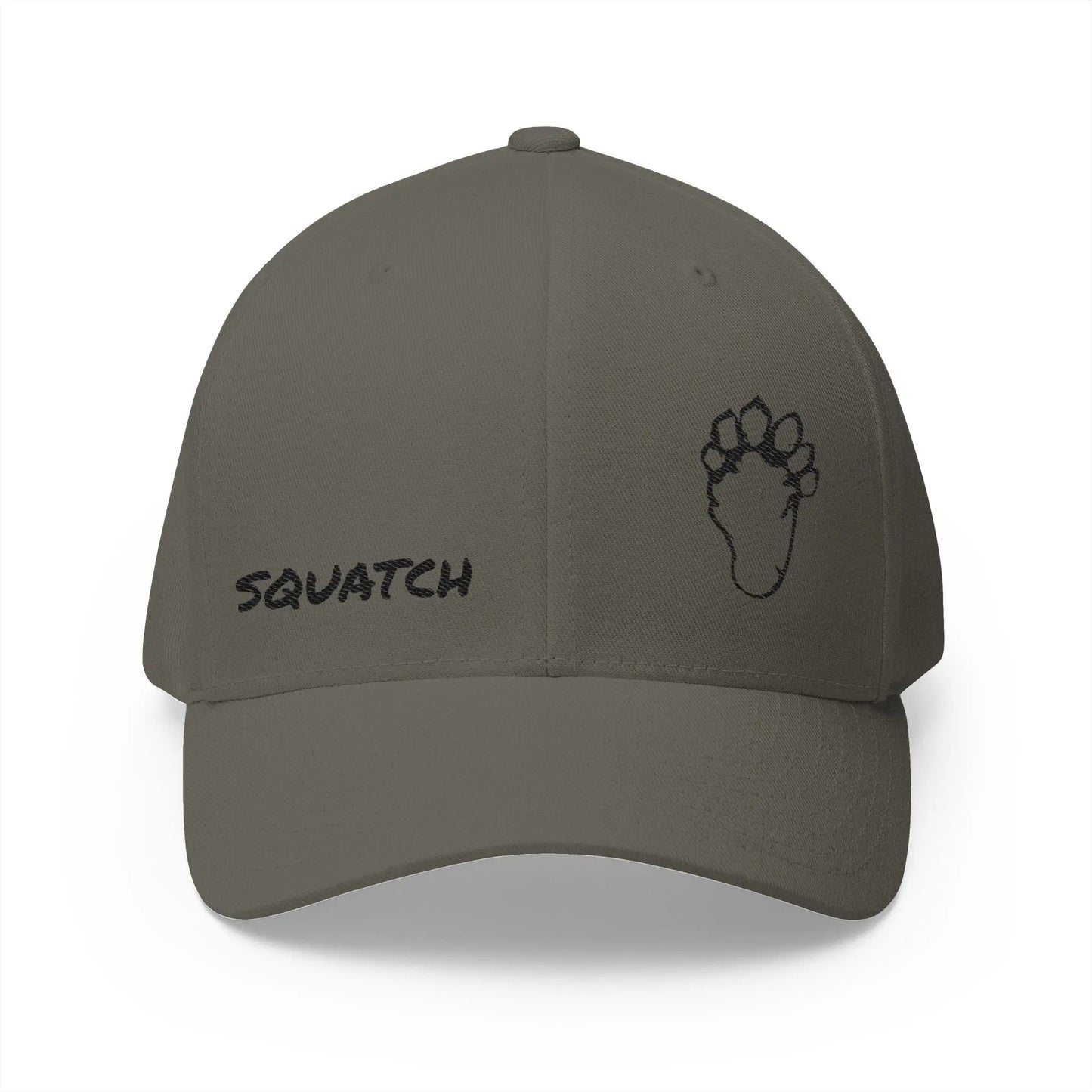 Embroidered Sasquatch Footprint Cap – Classic Low-Profile Adventure Hat Printify
