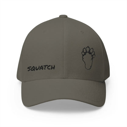 Embroidered Sasquatch Footprint Cap – Classic Low-Profile Adventure Hat Printify