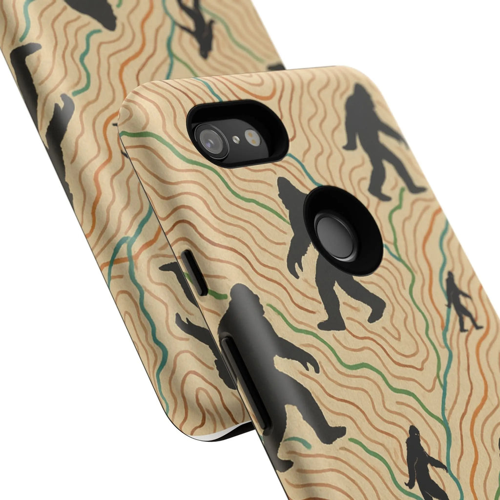 Bigfoot Phone Case – Durable Adventure Phone Case, Unique Nature Lover Gift, Outdoor Accessories Printify