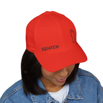 Embroidered Sasquatch Footprint Cap – Classic Low-Profile Adventure Hat
