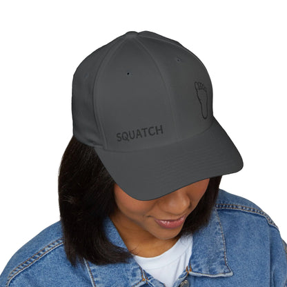 Embroidered Sasquatch Footprint Cap – Classic Low-Profile Adventure Hat