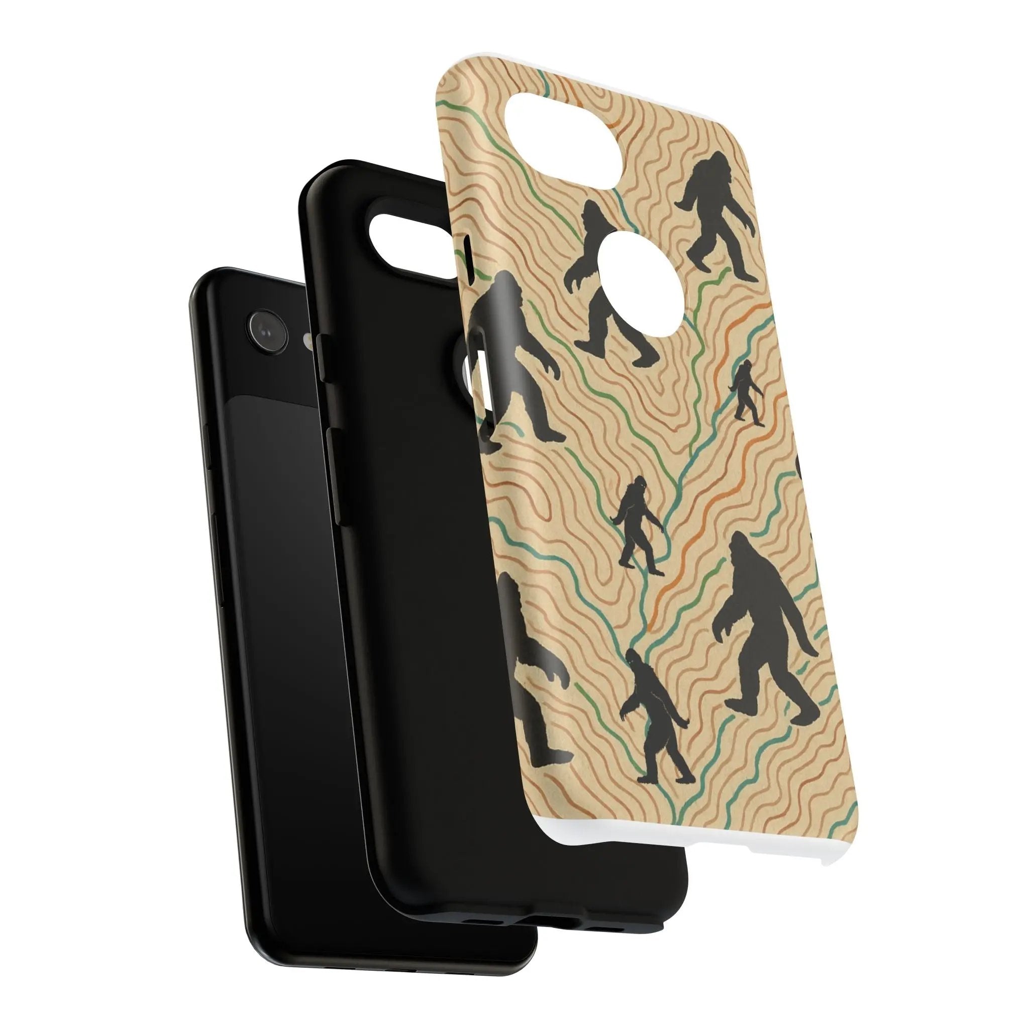 Bigfoot Phone Case – Durable Adventure Phone Case, Unique Nature Lover Gift, Outdoor Accessories Printify