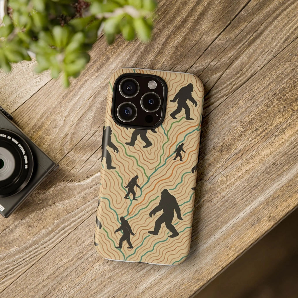 Bigfoot Phone Case – Durable Adventure Phone Case, Unique Nature Lover Gift, Outdoor Accessories Printify