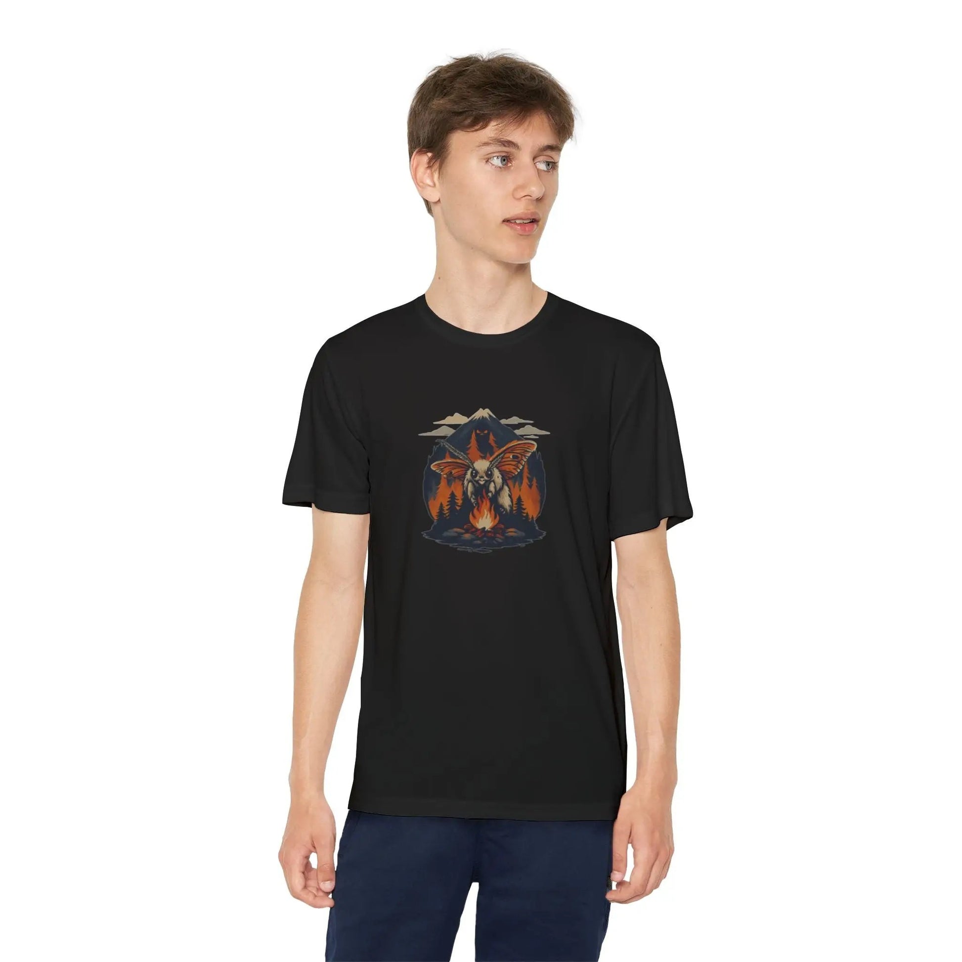 Youth Adventure Tee – Kids’ Mountain Design Outdoor & Hiking Shirt, Perfect Gift for Young Nature Lovers Printify