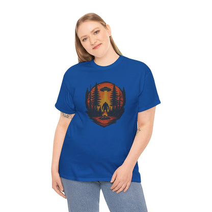 Nature-Inspired Adventure Tee – Unisex Cotton Camping & Outdoor Shirt, Perfect Gift for Nature Lovers Printify