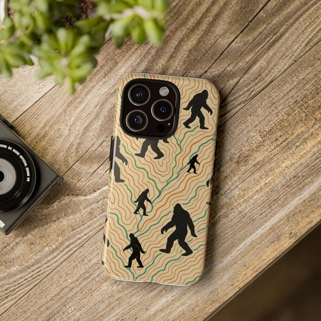 Bigfoot Phone Case – Durable Adventure Phone Case, Unique Nature Lover Gift, Outdoor Accessories Printify