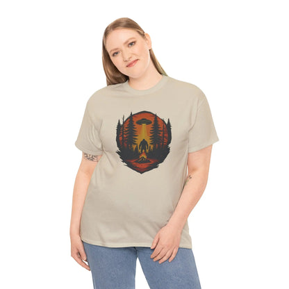 Nature-Inspired Adventure Tee – Unisex Cotton Camping & Outdoor Shirt, Perfect Gift for Nature Lovers Printify