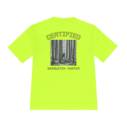 Certified Sasquatch Hunter Tee — Bigfoot Forest Graphic Shirt Printify