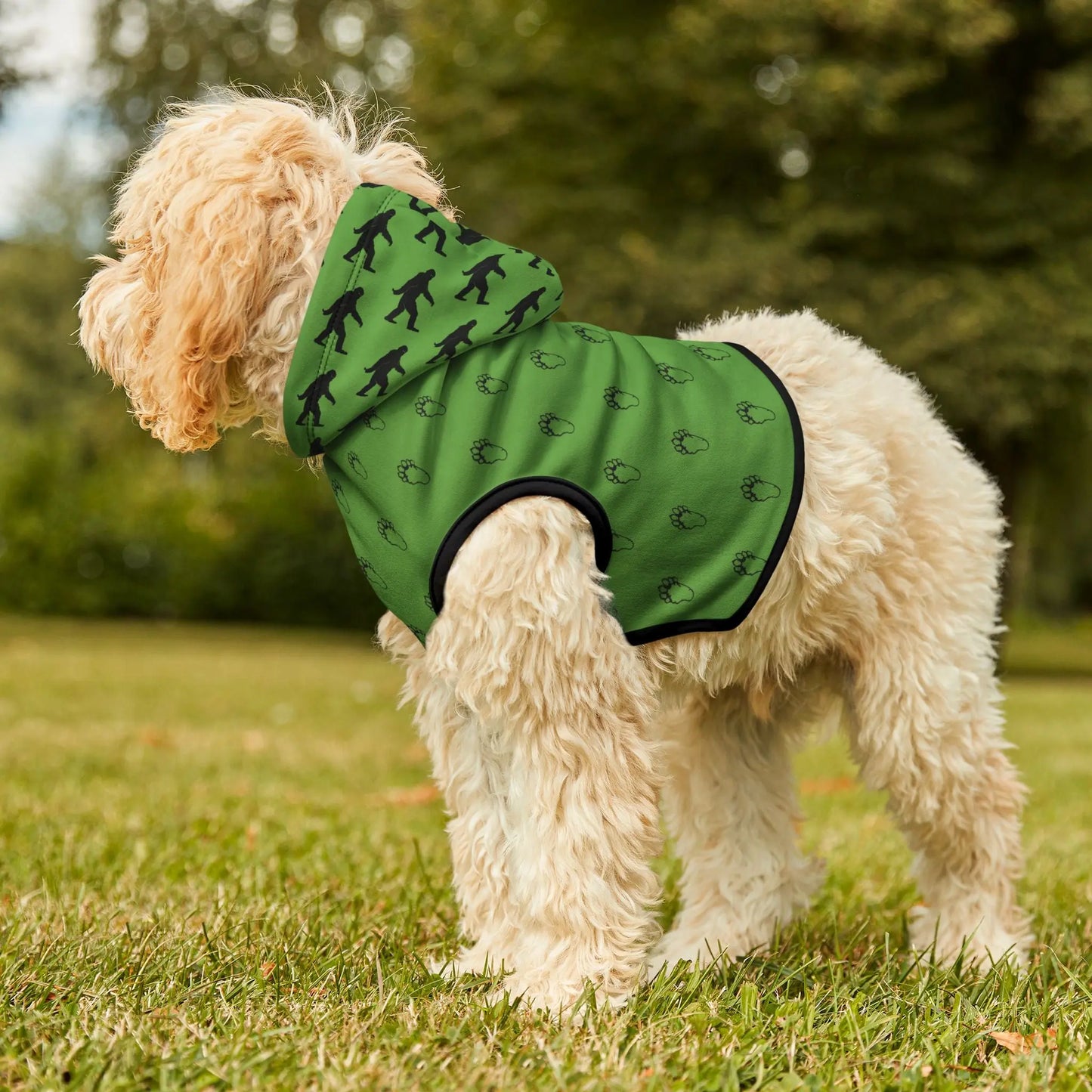 Bigfoot-Inspired Dog Hoodie | Lightweight & Washable Printify