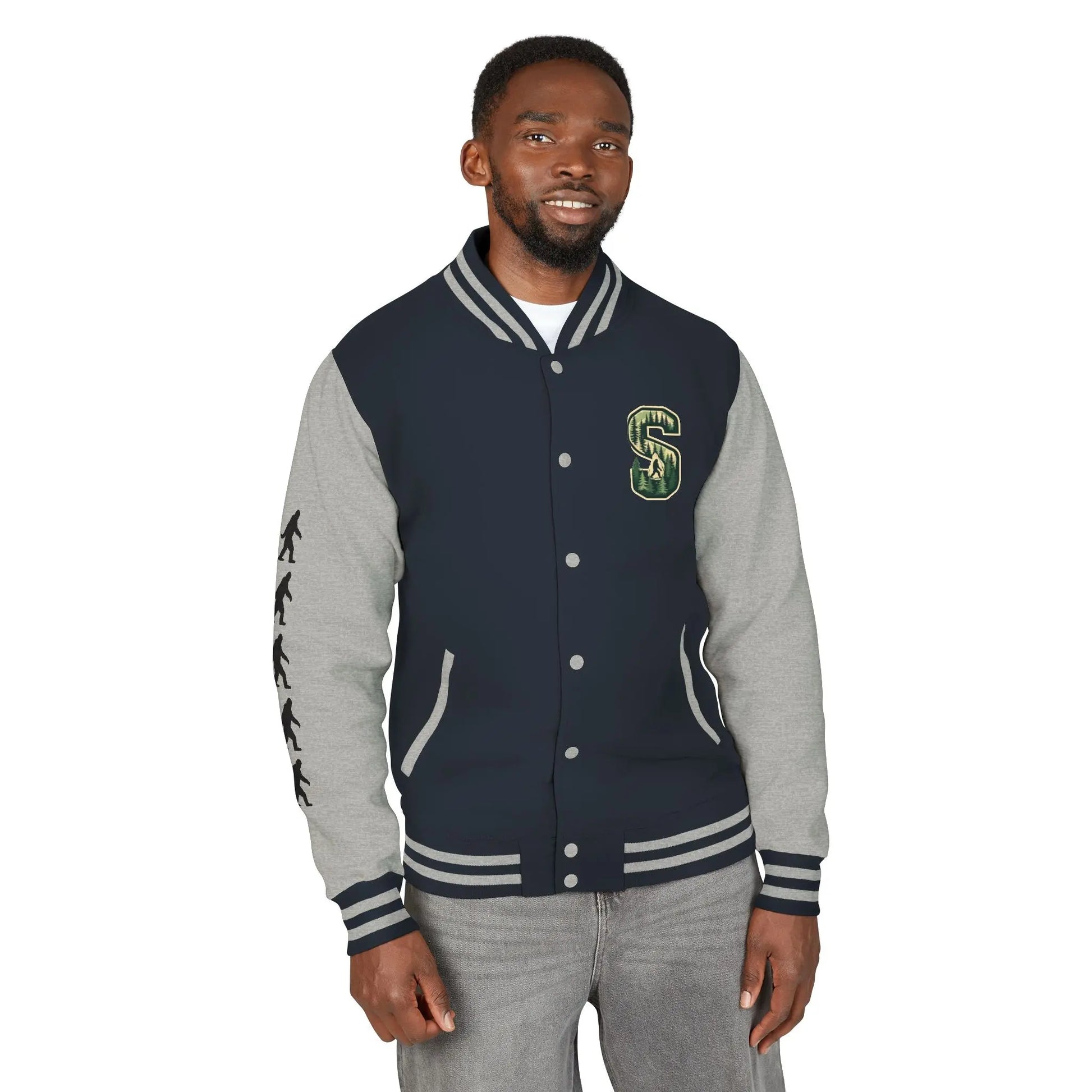 Squatch Varsity Letterman Jacket Printify