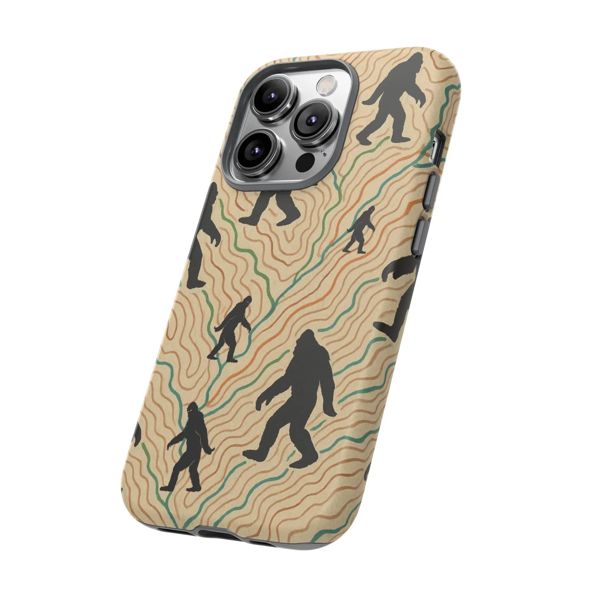 Bigfoot Phone Case – Durable Adventure Phone Case, Unique Nature Lover Gift, Outdoor Accessories Printify