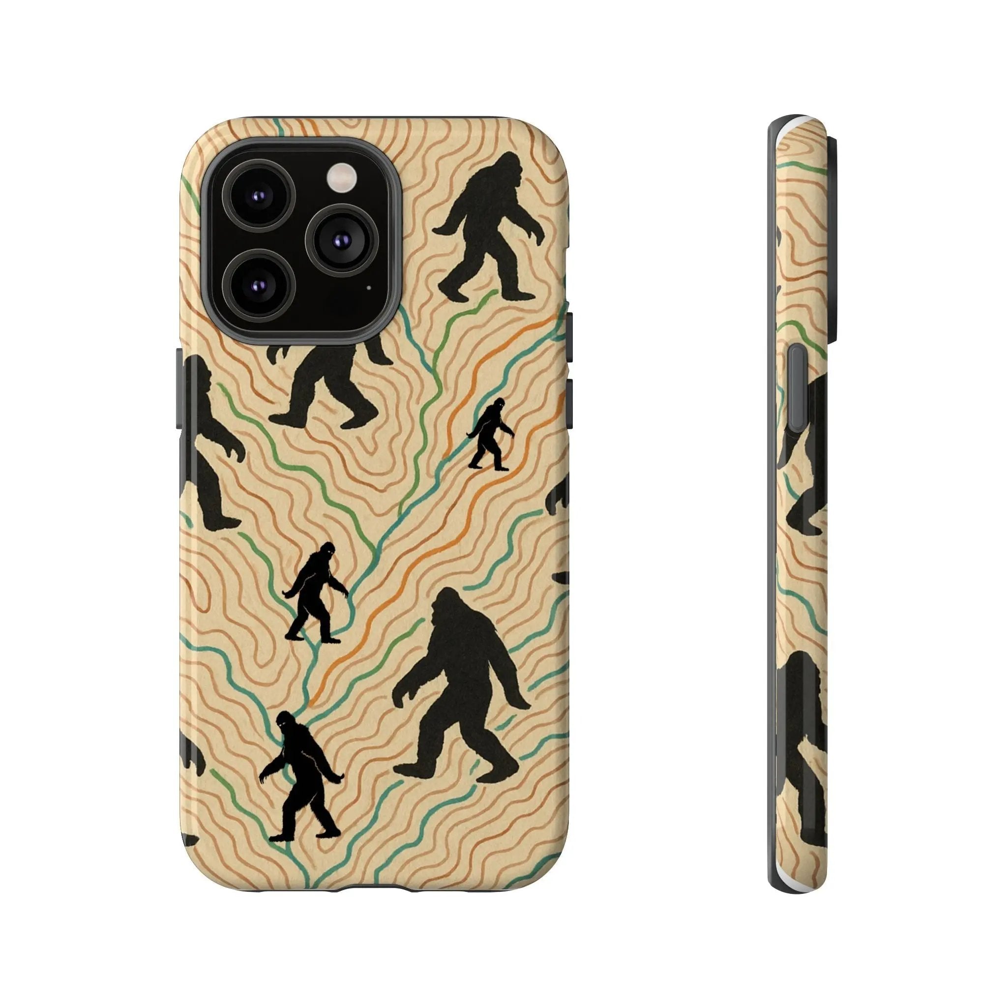Bigfoot Phone Case – Durable Adventure Phone Case, Unique Nature Lover Gift, Outdoor Accessories Printify