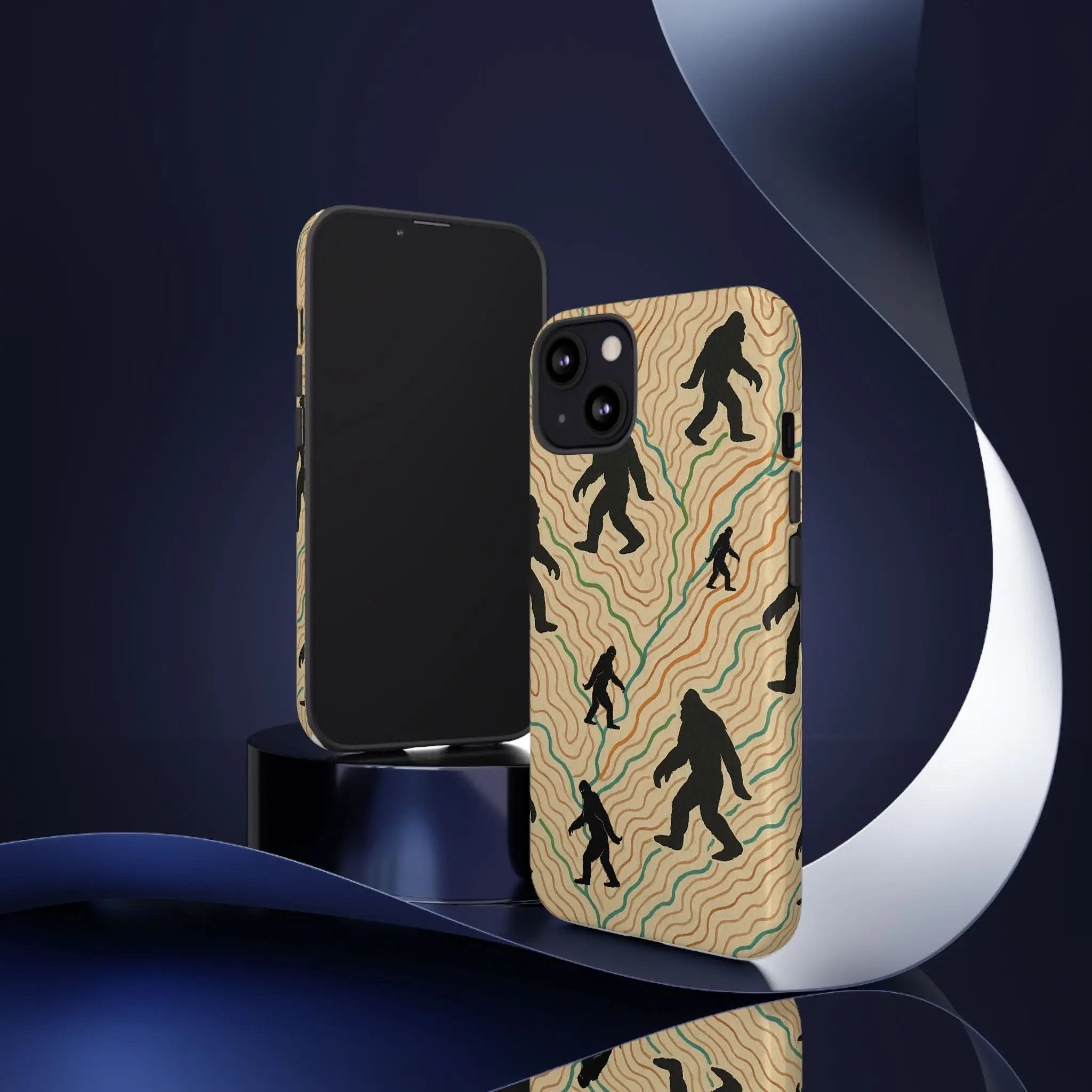 Bigfoot Phone Case – Durable Adventure Phone Case, Unique Nature Lover Gift, Outdoor Accessories Printify