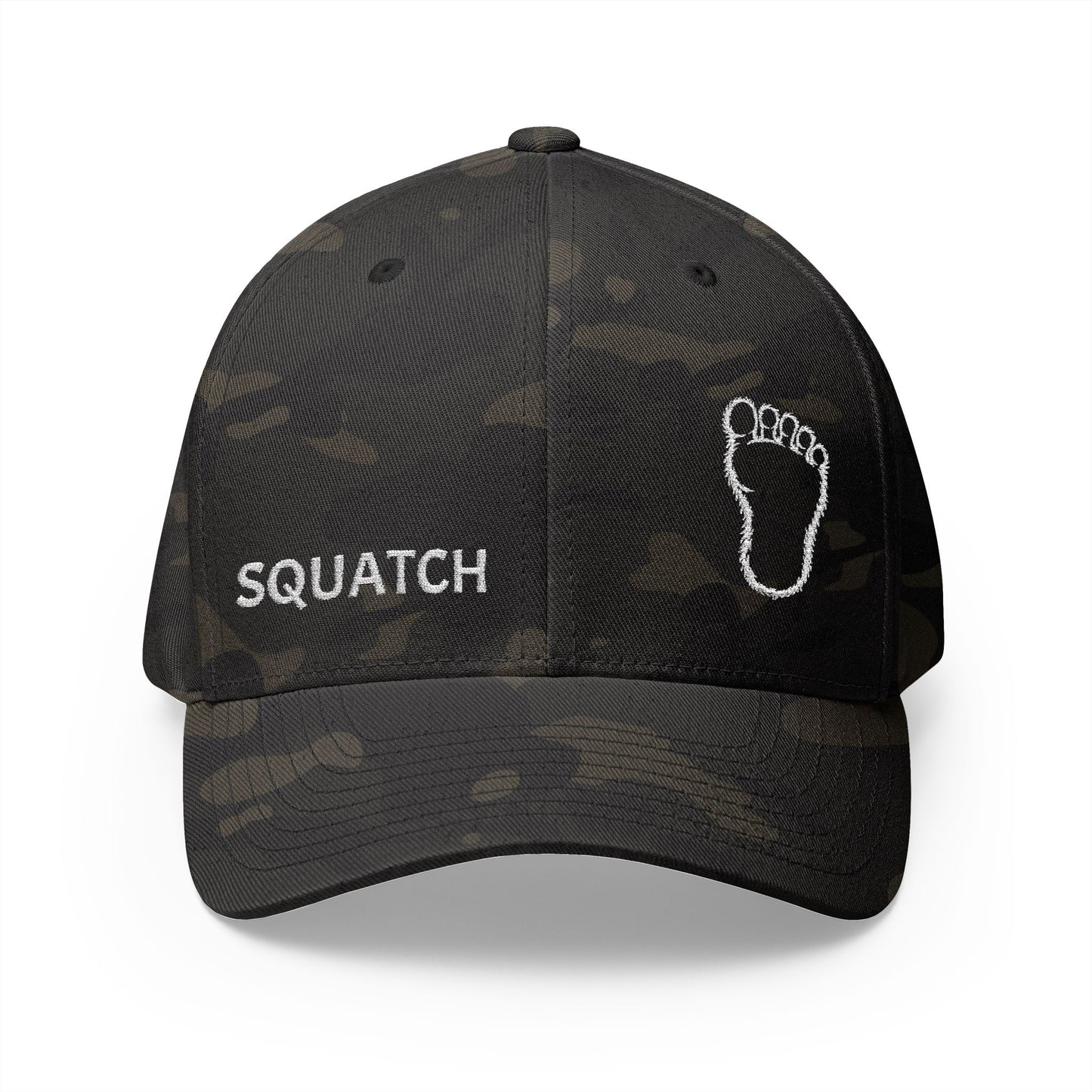 Embroidered Sasquatch Footprint – Classic Low-Profile Adventure Hat