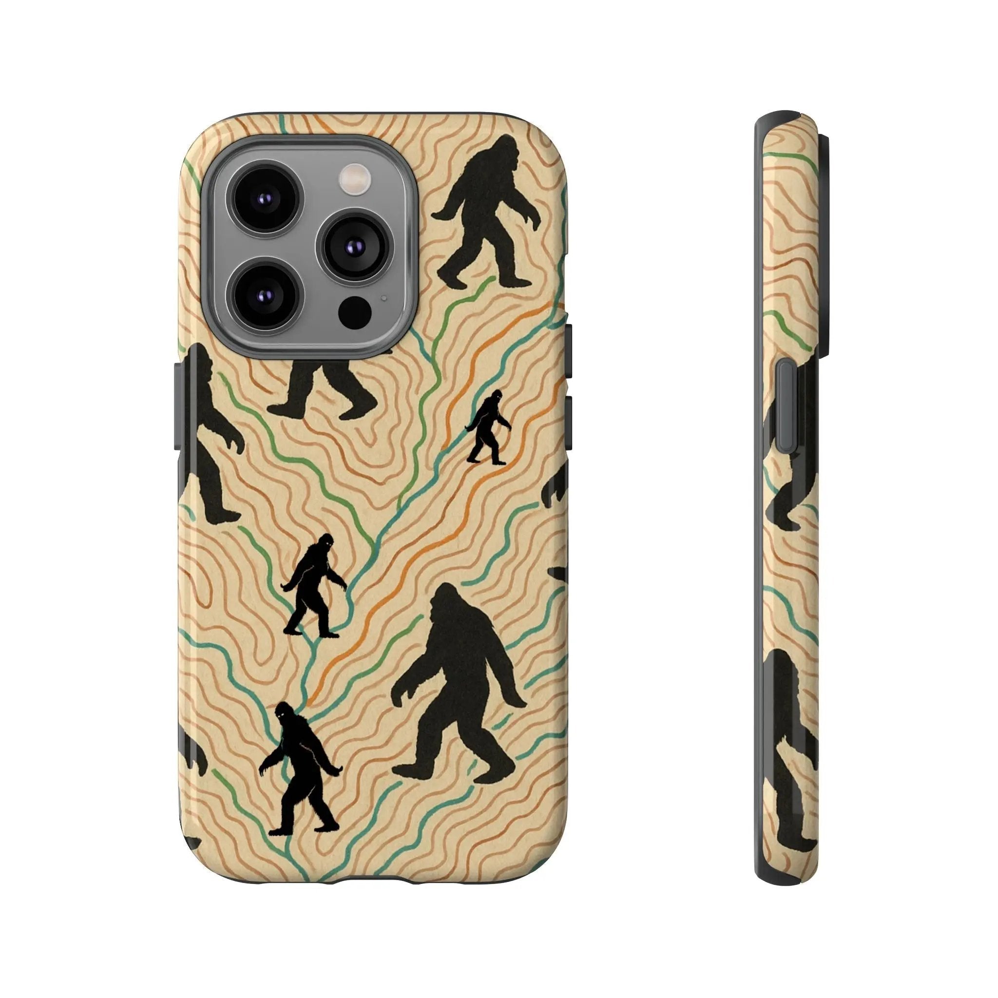 Bigfoot Phone Case – Durable Adventure Phone Case, Unique Nature Lover Gift, Outdoor Accessories Printify