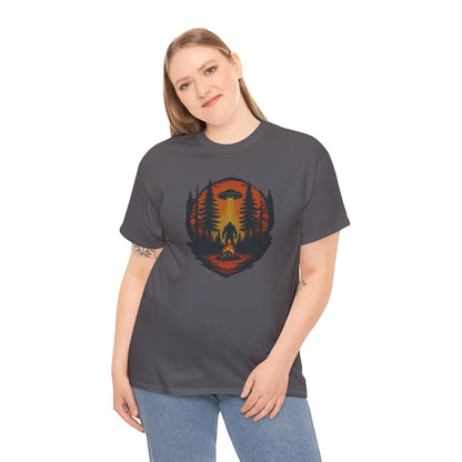 Nature-Inspired Adventure Tee – Unisex Cotton Camping & Outdoor Shirt, Perfect Gift for Nature Lovers Printify