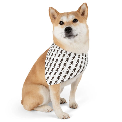 Sasquatch Pattern Pet Bandana Collar Printify