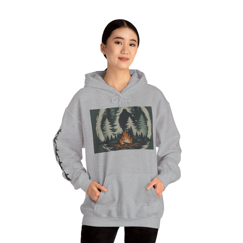 Nature-Inspired Adventure Hoodie – Unisex Heavy Blend™ Sweatshirt, Hiking & Camping Gift, Travel and Outdoor Apparel Printify