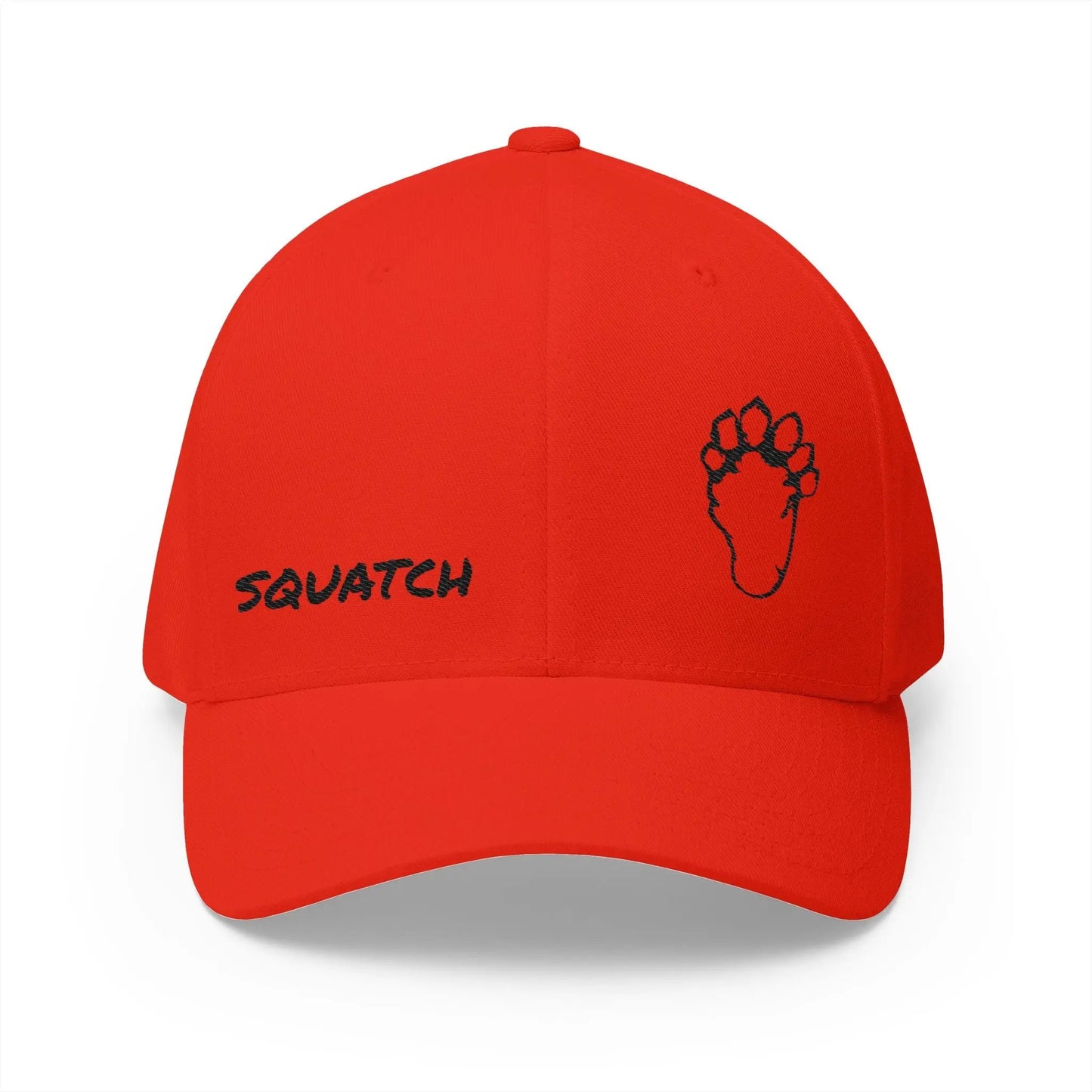 Embroidered Sasquatch Footprint Cap – Classic Low-Profile Adventure Hat Printify
