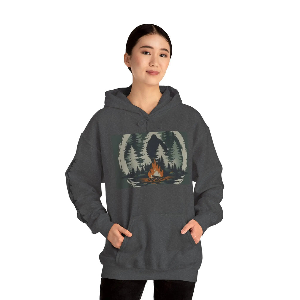 Nature-Inspired Adventure Hoodie – Unisex Heavy Blend™ Sweatshirt, Hiking & Camping Gift, Travel and Outdoor Apparel Printify