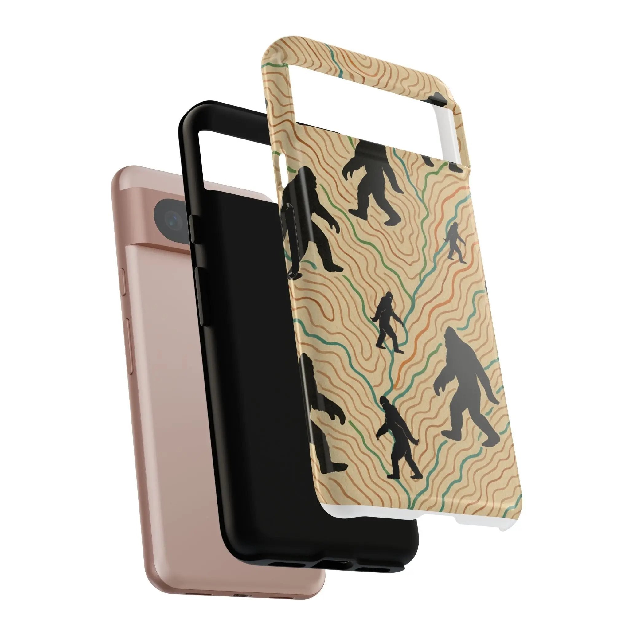Bigfoot Phone Case – Durable Adventure Phone Case, Unique Nature Lover Gift, Outdoor Accessories Printify