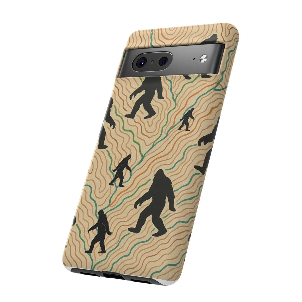 Bigfoot Phone Case – Durable Adventure Phone Case, Unique Nature Lover Gift, Outdoor Accessories Printify