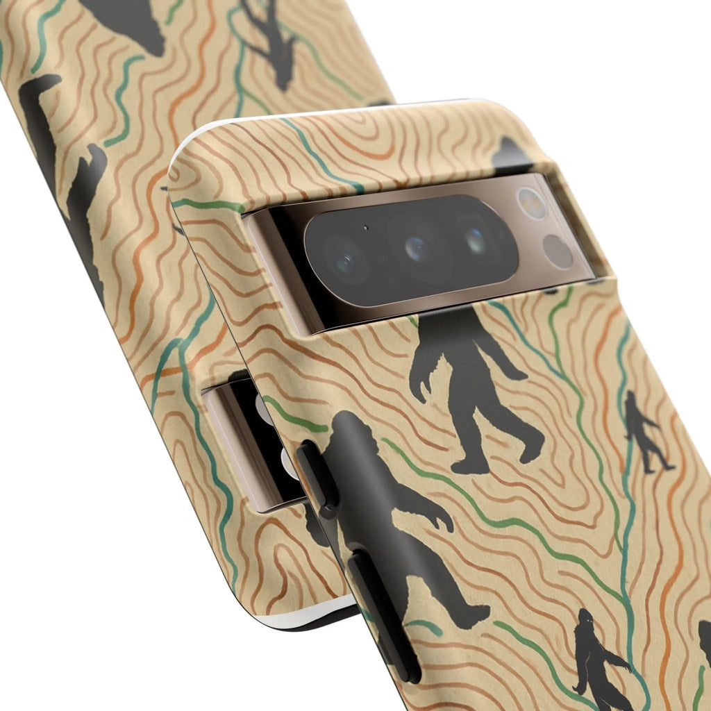 Bigfoot Phone Case – Durable Adventure Phone Case, Unique Nature Lover Gift, Outdoor Accessories Printify