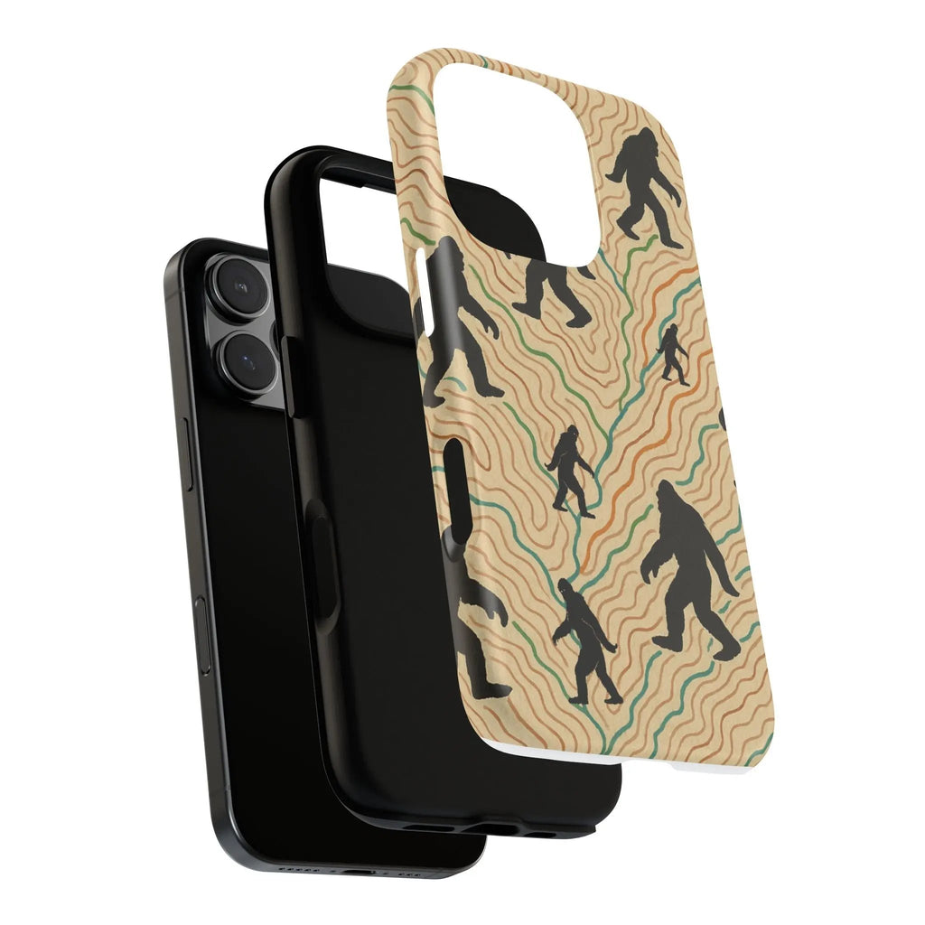 Bigfoot Phone Case – Durable Adventure Phone Case, Unique Nature Lover Gift, Outdoor Accessories Printify