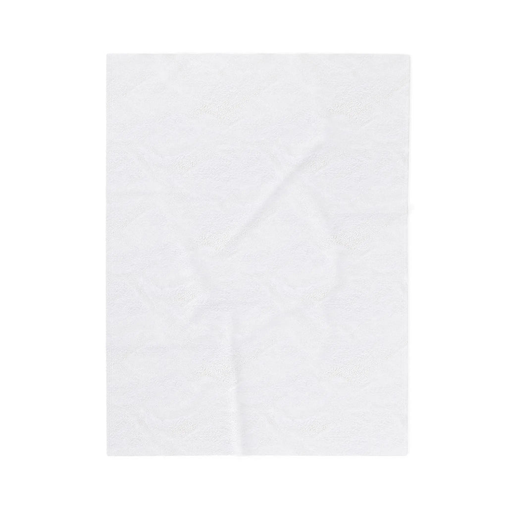 White Backside of fleece blanket