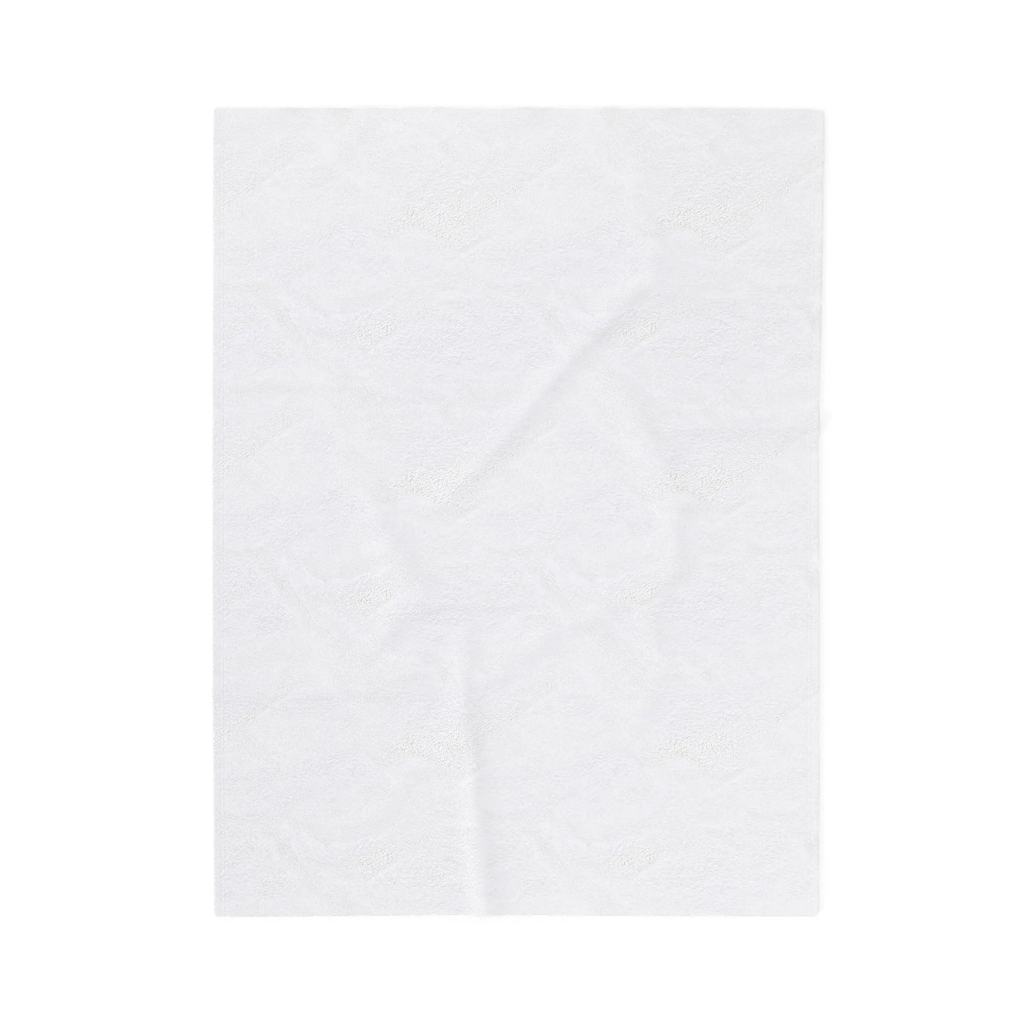 White Backside of fleece blanket