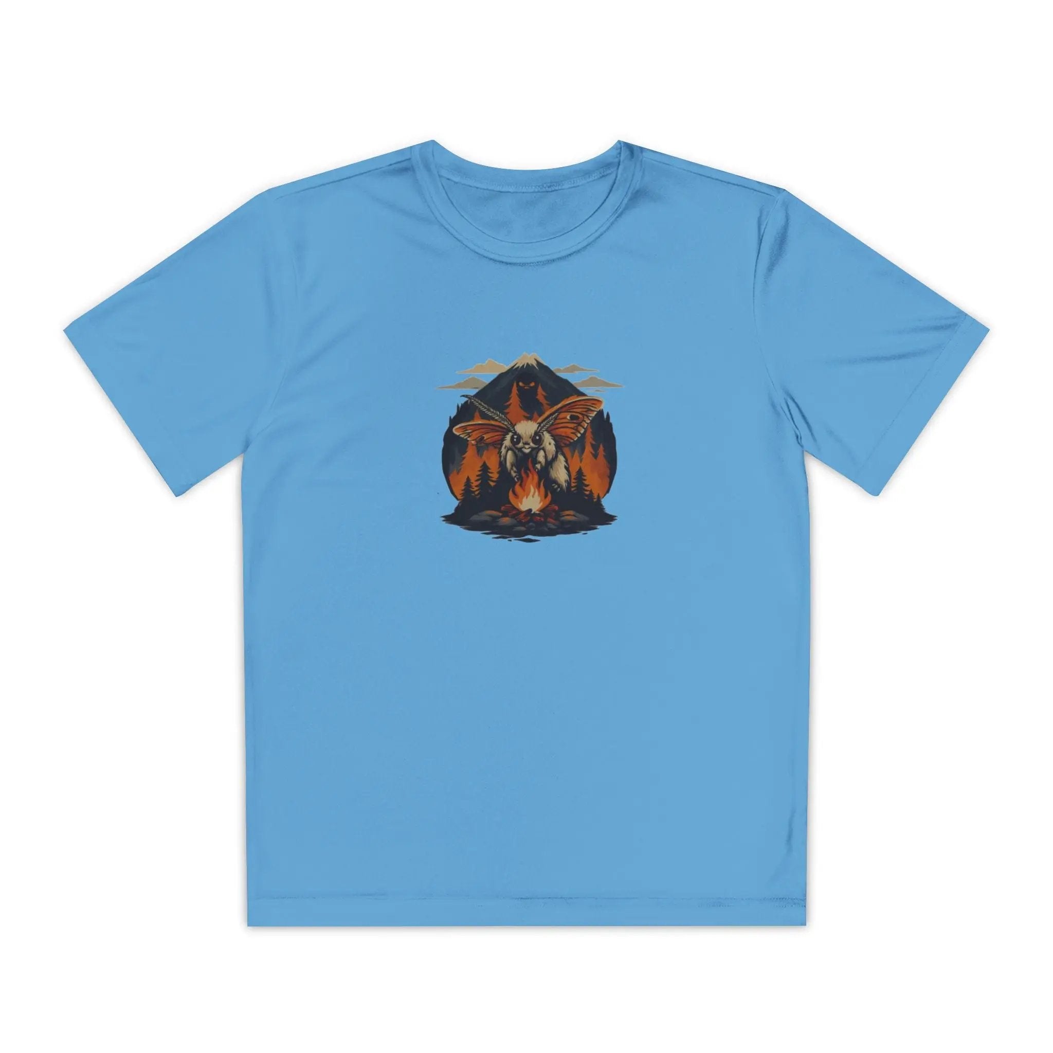 Youth Adventure Tee – Kids’ Mountain Design Outdoor & Hiking Shirt, Perfect Gift for Young Nature Lovers Printify