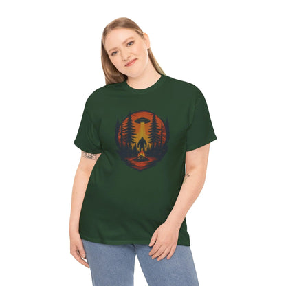 Nature-Inspired Adventure Tee – Unisex Cotton Camping & Outdoor Shirt, Perfect Gift for Nature Lovers Printify