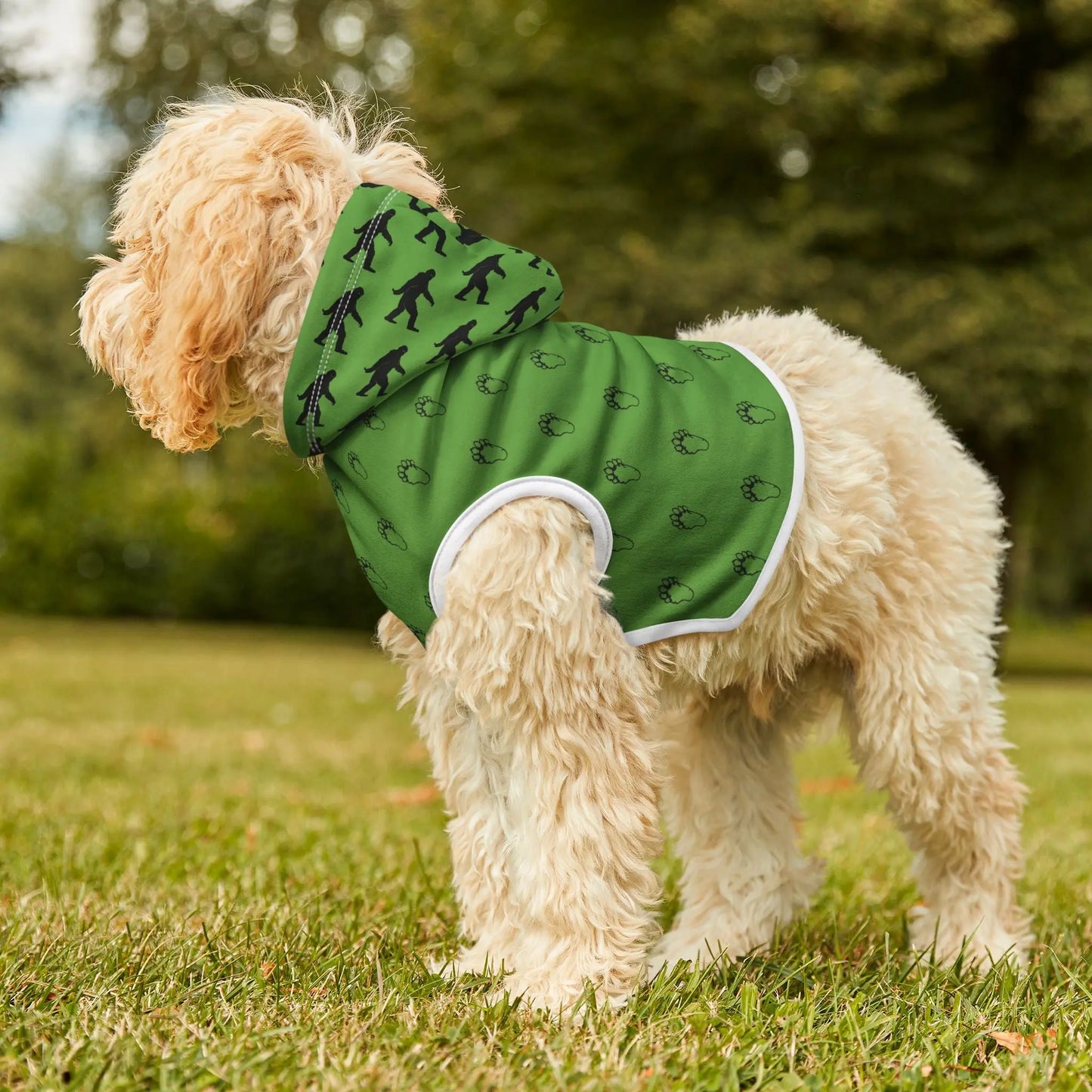 Bigfoot-Inspired Dog Hoodie | Lightweight & Washable Printify