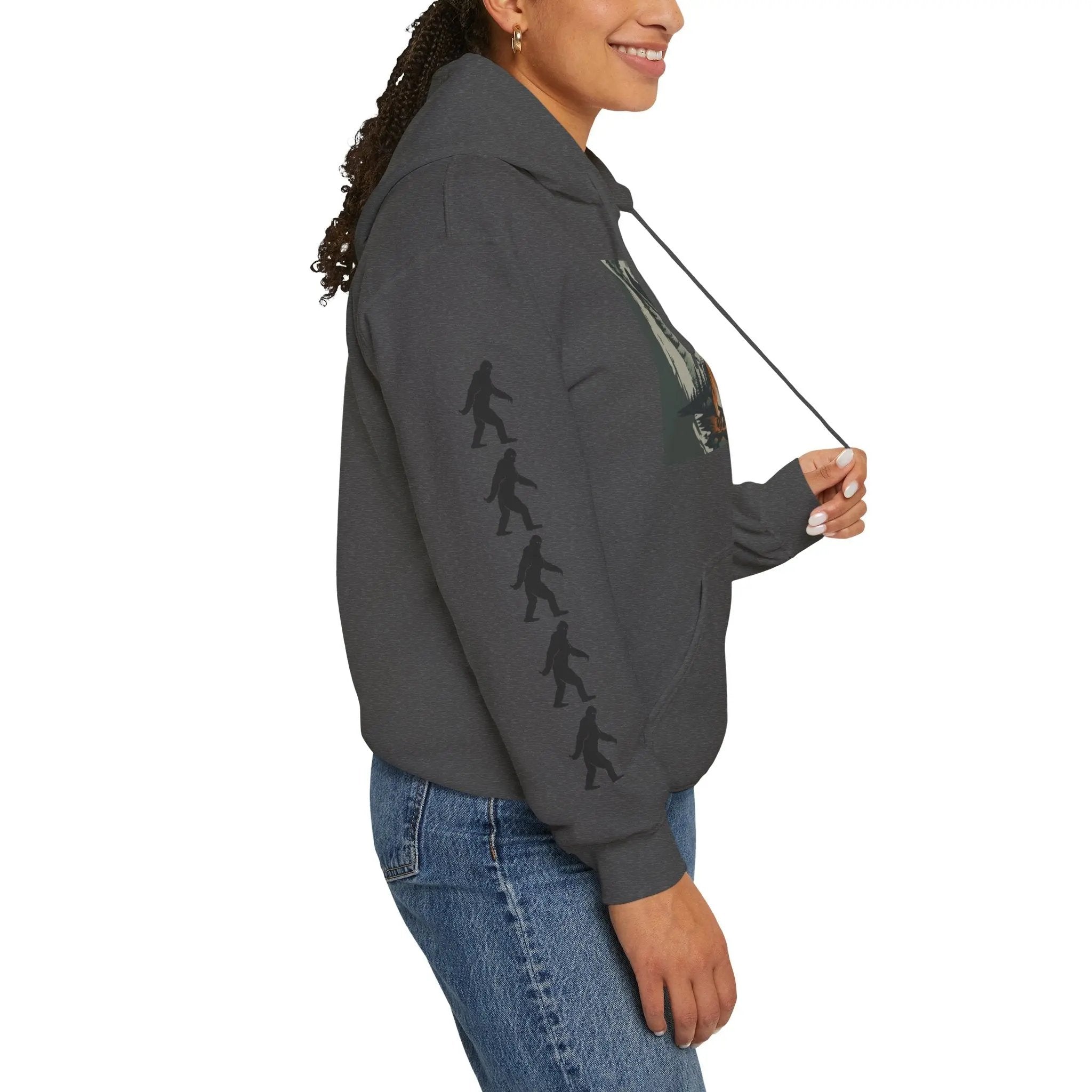 Nature-Inspired Adventure Hoodie – Unisex Heavy Blend™ Sweatshirt, Hiking & Camping Gift, Travel and Outdoor Apparel Printify