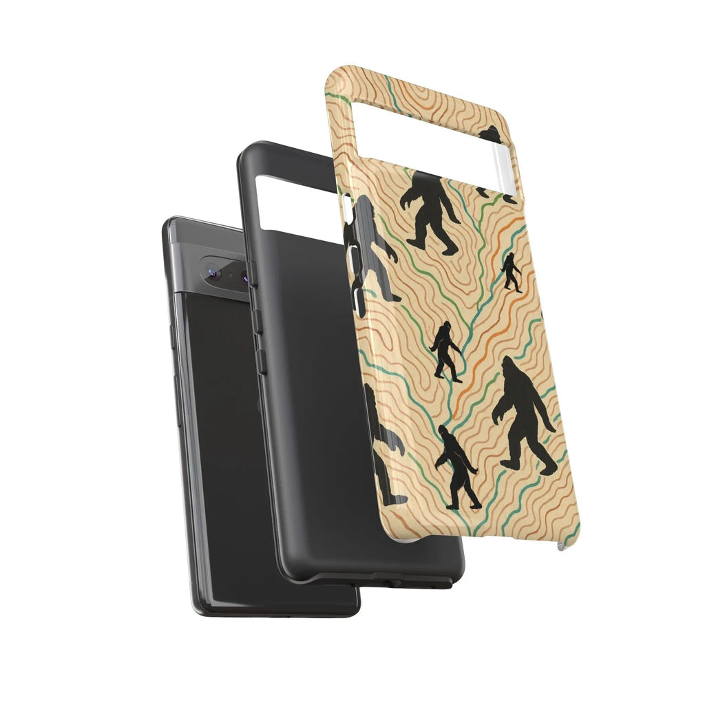 Bigfoot Phone Case – Durable Adventure Phone Case, Unique Nature Lover Gift, Outdoor Accessories Printify