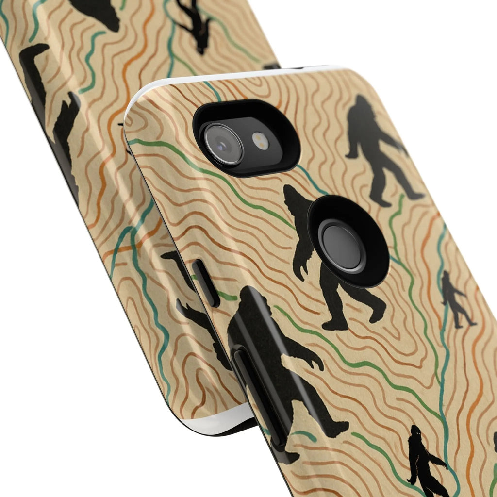 Bigfoot Phone Case – Durable Adventure Phone Case, Unique Nature Lover Gift, Outdoor Accessories Printify