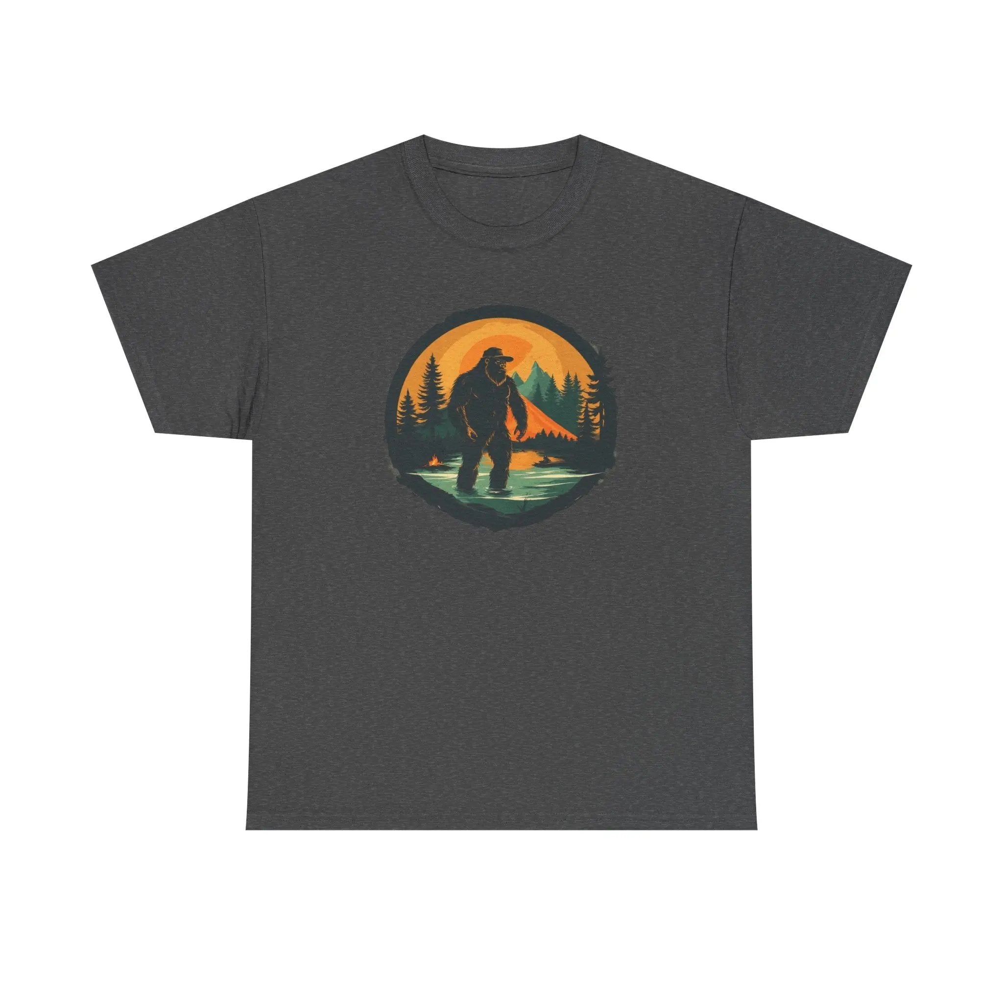 Bigfoot Adventure Tee – Unisex Cotton Shirt, Casual Outdoor & Wilderness Exploration Wear, Nature Lover Gift Printify