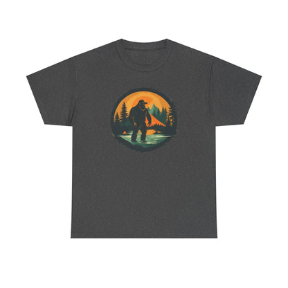 Bigfoot Adventure Tee – Unisex Cotton Shirt, Casual Outdoor & Wilderness Exploration Wear, Nature Lover Gift Printify