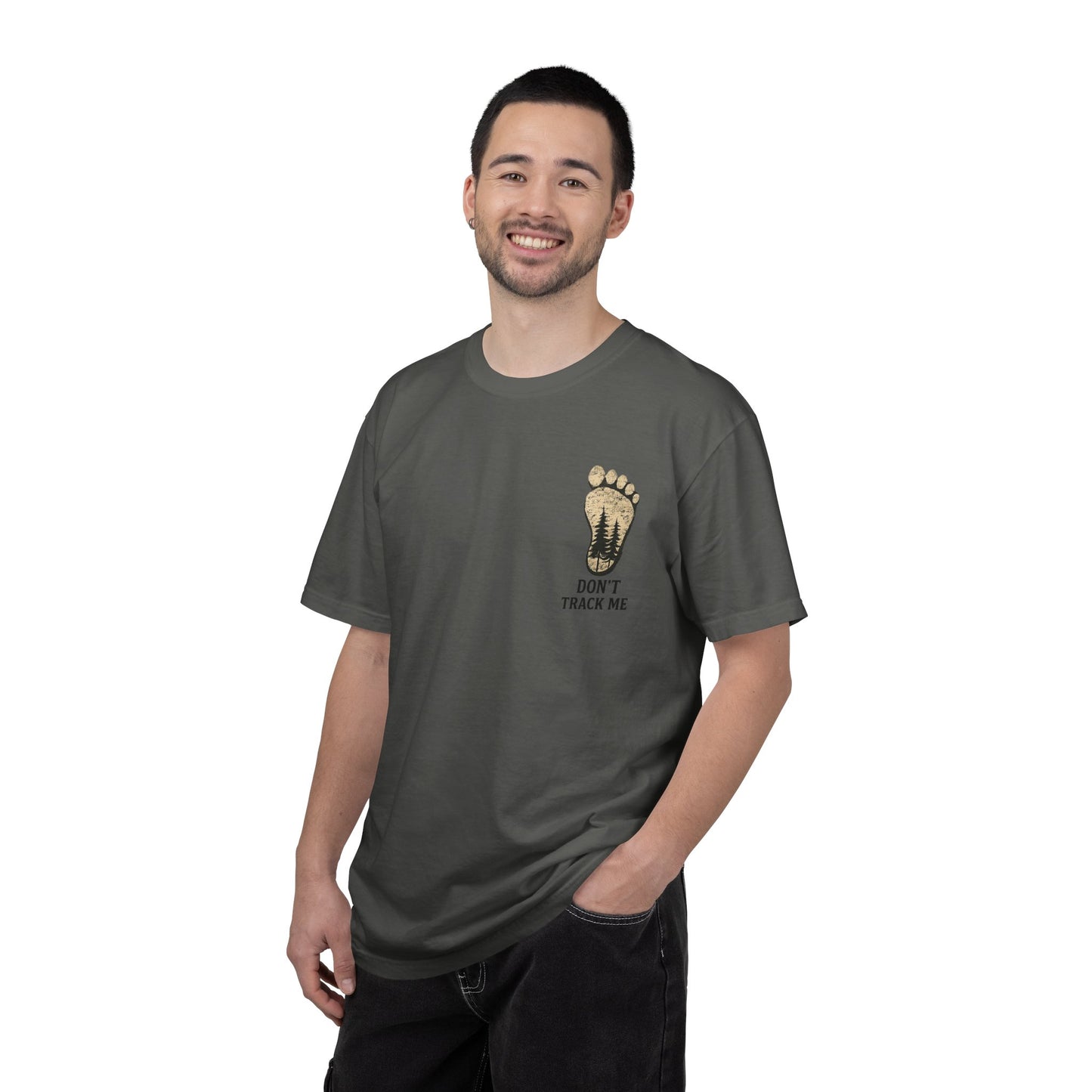 Don’t Track Me Bigfoot Shirt – Untrackable Sasquatch Outdoor Graphic Tee