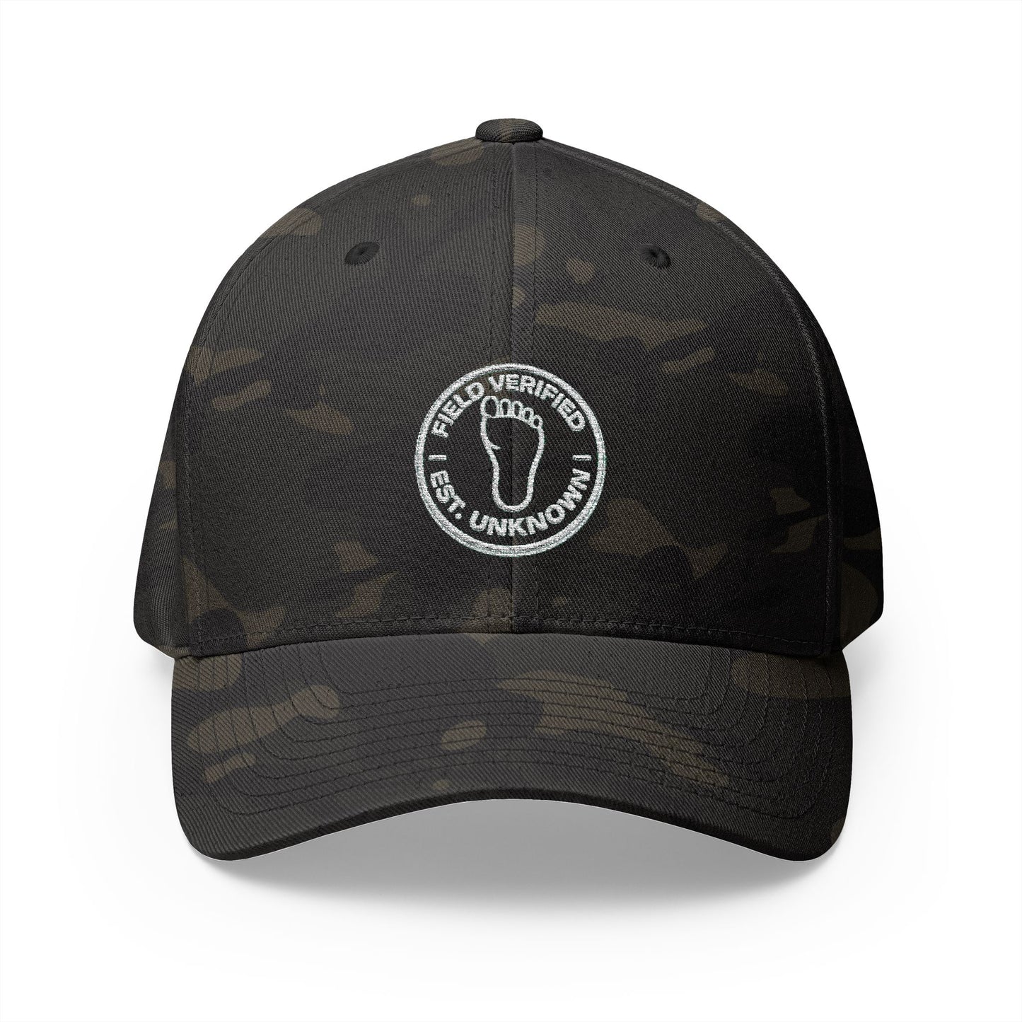 "Field Verified Est. Unknown" Closed-Back Hat