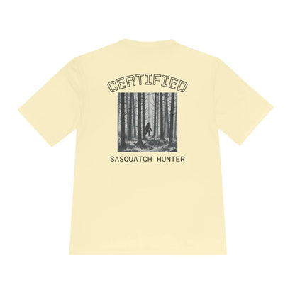Certified Sasquatch Hunter Tee — Bigfoot Forest Graphic Shirt Printify