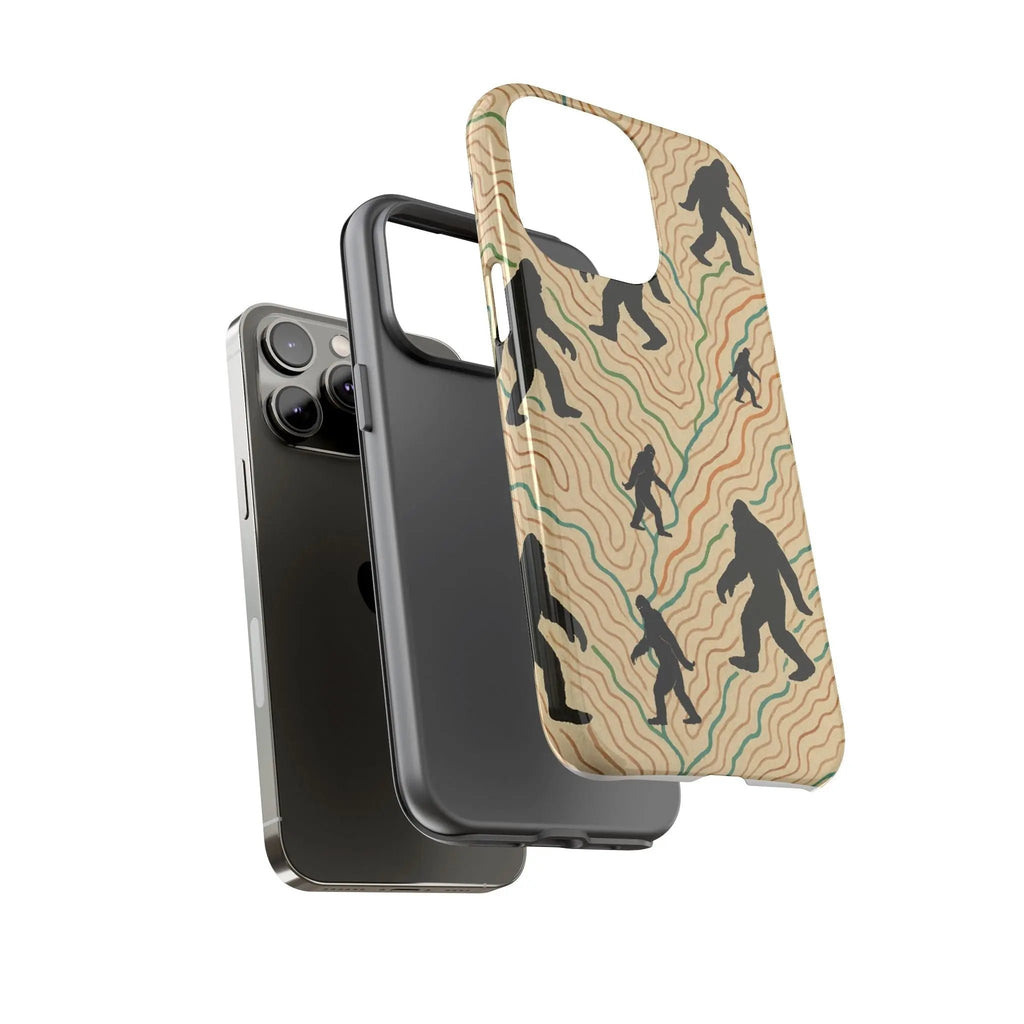 Bigfoot Phone Case – Durable Adventure Phone Case, Unique Nature Lover Gift, Outdoor Accessories Printify