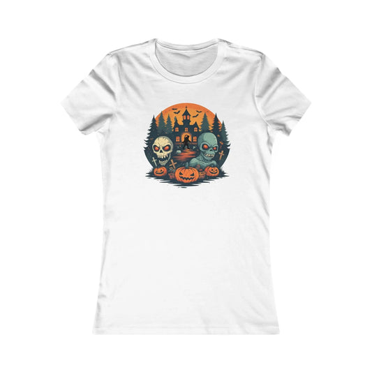 Halloween Graphic Tee – Women's Favorite Tee, Spooky Autumn Shirt, Halloween Party & Casual Wear, Gift for Her Printify