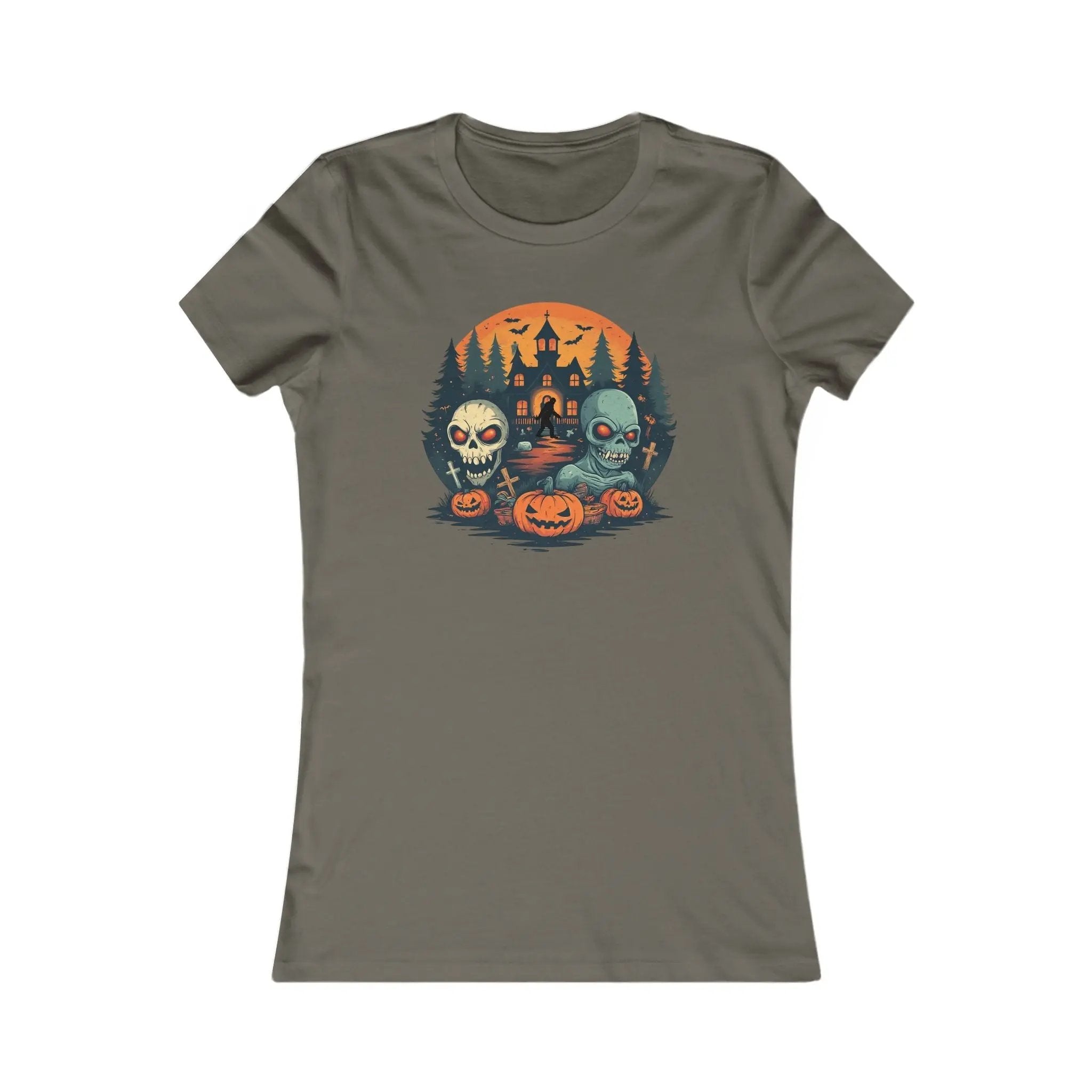 Halloween Graphic Tee – Women's Favorite Tee, Spooky Autumn Shirt, Halloween Party & Casual Wear, Gift for Her Printify
